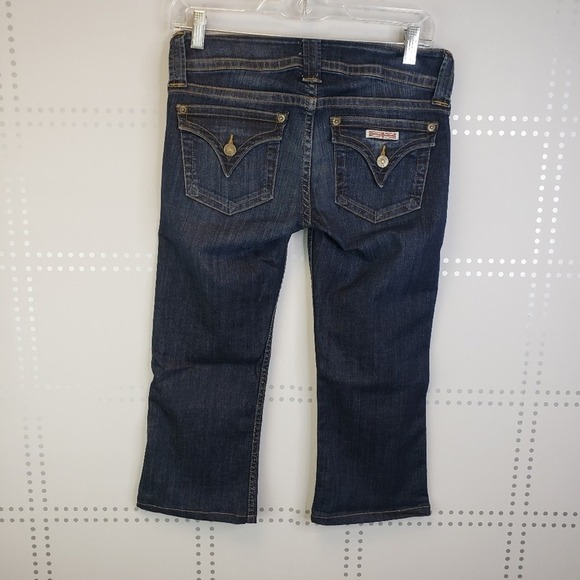 Hudson Cropped Signature Bootcut Dark Wash Jeans SZ 26/SZ 2/4 - Picture 4 of 9